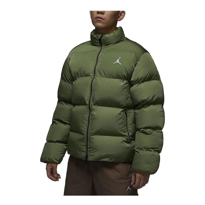 Puffer takki Jordan Essentials Poly Puffer Jacket Vihreä | FB7332-340