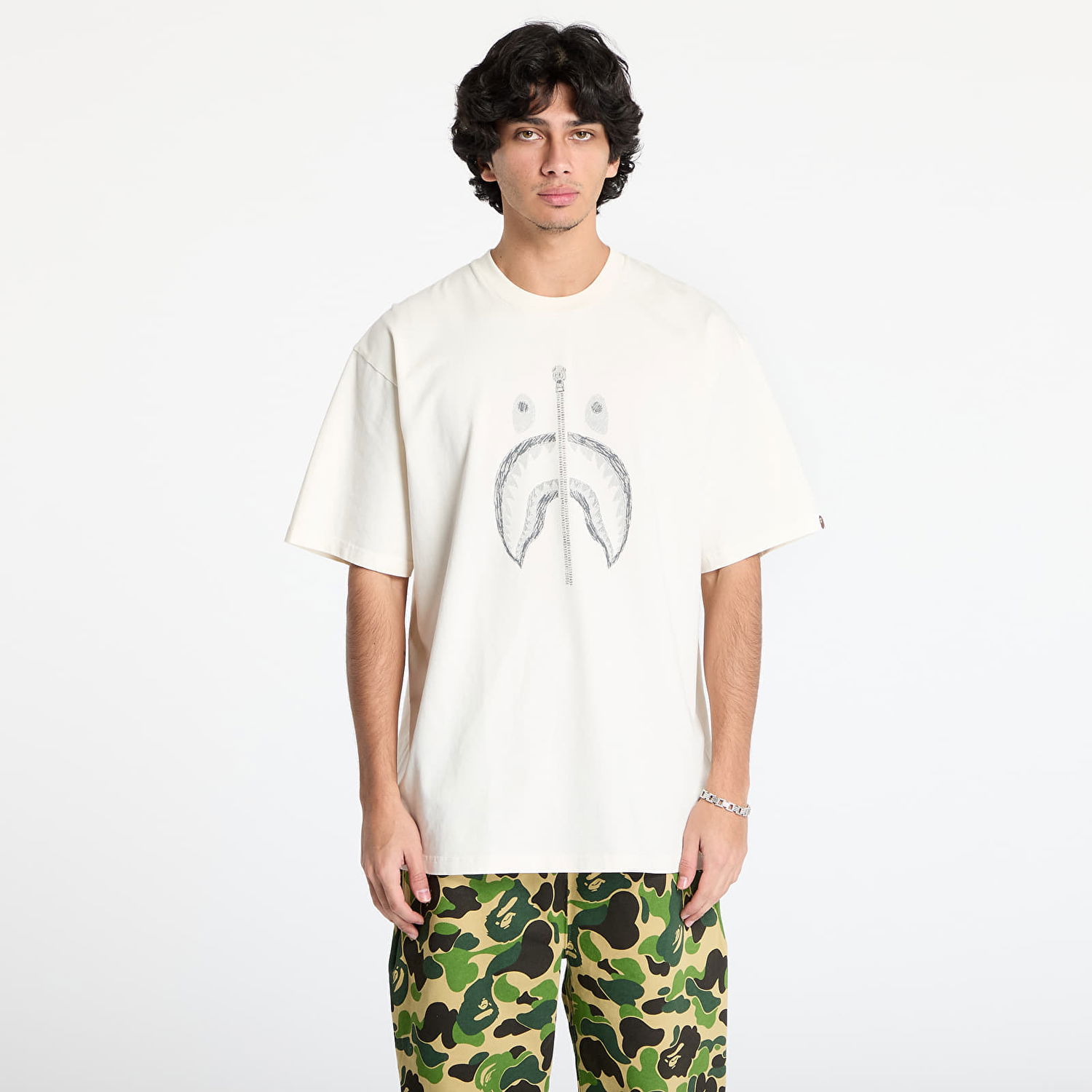 T-paita BAPE Relaxed Fit Graphic Tee Valkoinen | 001CSK801316M IVY, 0