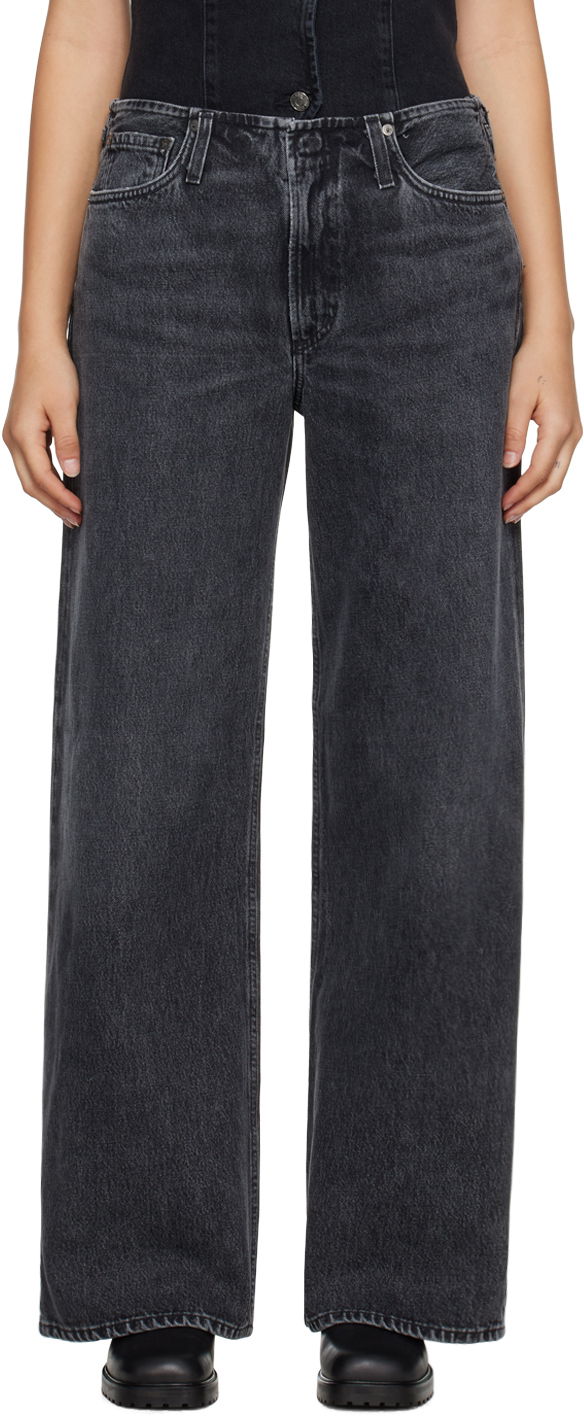 Jeans AGOLDE AGOLDE Lex Wide-Leg Jeans Harmaa | A9158-1346