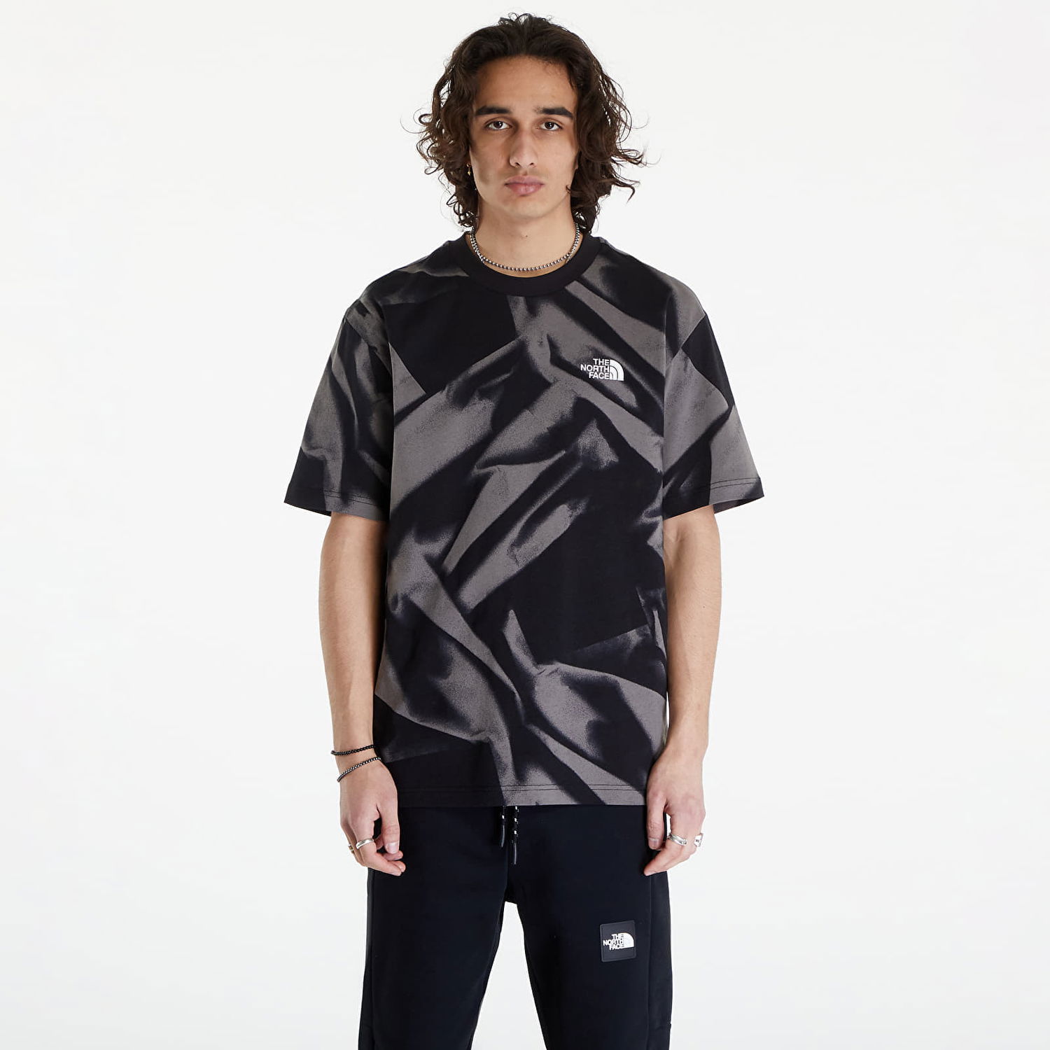 T-paita The North Face S/S Oversize Simple Dome Print Tee Smoked Pear Musta | NF0A881KSIF1, 0