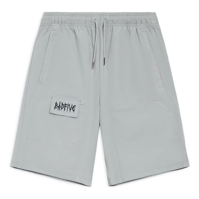 Shortsit Li-Ning BadFive Graphic Shorts Harmaa | AKSS377-1