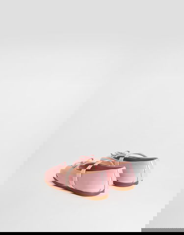 Tennarit ja kengät Dolce & Gabbana Dolce & Gabbana Patent Leather Ballet Flats For First Steps (19-26) Vaaleanpunainen | D20093A483180416, 2