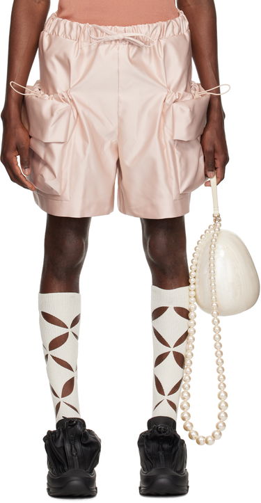 Shortsit Simone Rocha Simone Rocha Cargo Flap Shorts Vaaleanpunainen | 4152 1221, 0