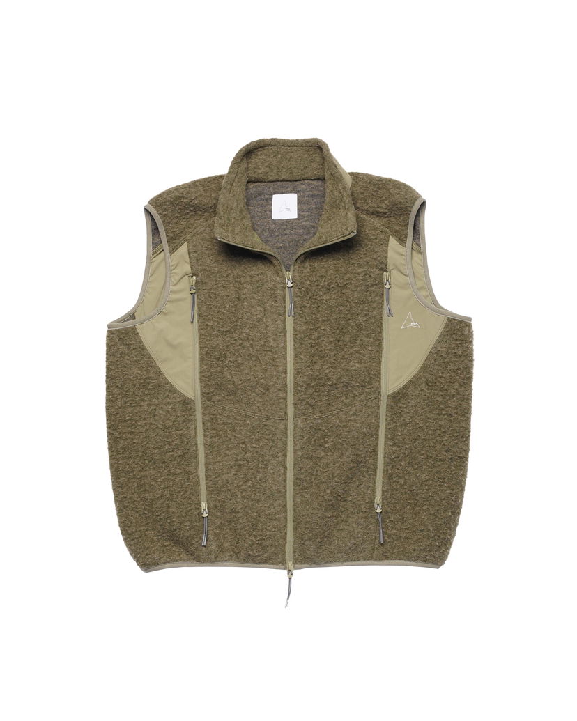 Liivi ROA ROA Polar Fleece Vest Vihreä | RBMW062FA44-GRN0025