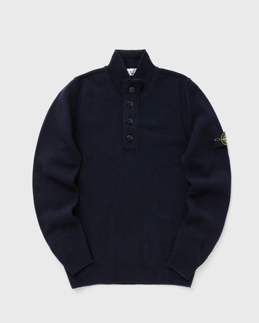 Villapaita Stone Island Long Sleeve Polo Collar Sweater Tummansininen | K2S155100040S00A3.V0020, 2