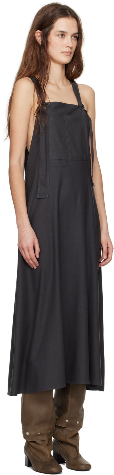Mekko Baserange Baserange Gren Overalls Midi Dress Harmaa | DRGRO-WS-SP25, 1