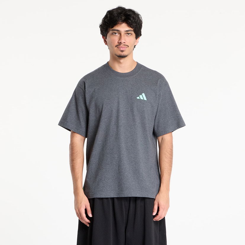 T-paita adidas Performance Mercedes-AMG Petronas Formula One Team Premium Sweat T-Shirt Harmaa | JX8775