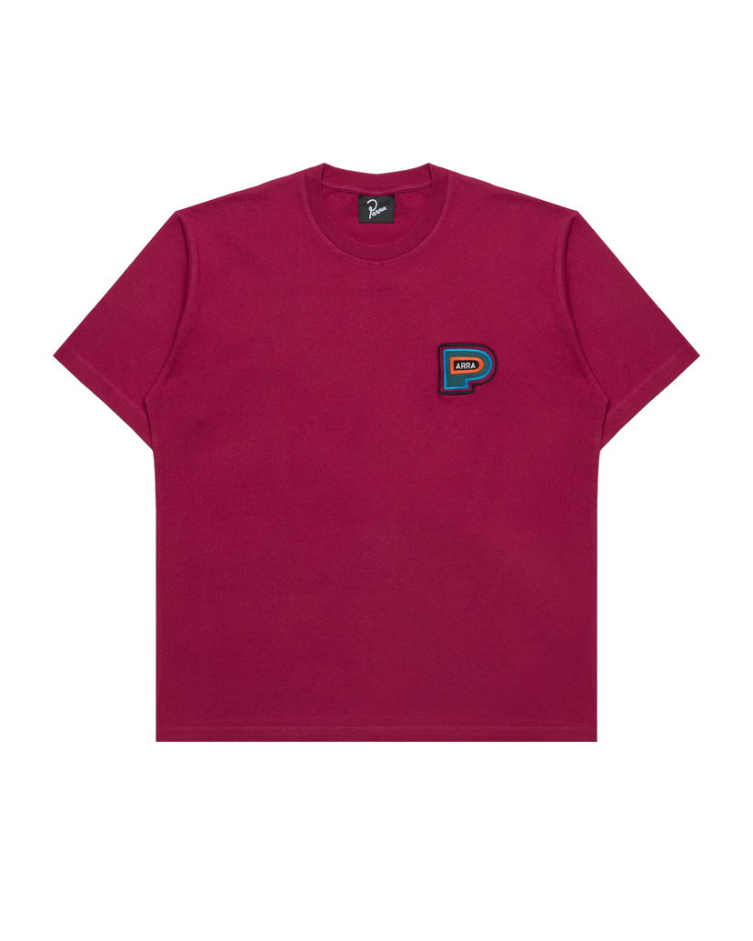 T-paita By Parra Parra Repeat Pea T-Shirt Burgundia | 53415