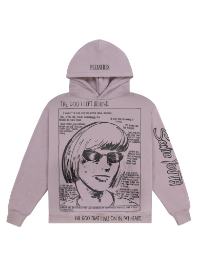 Huppari Pleasures The Goo Hoodie Levander Vaaleanpunainen | P23SY002-LAVENDER