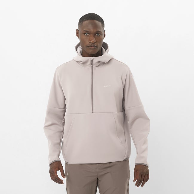 Huppari Salomon Training Hoodie Beige | LC2421300