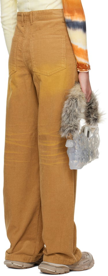 Jeans We11done Washed Corduroy Trousers Beige | WD-DP3-22-392-W-CM, 2