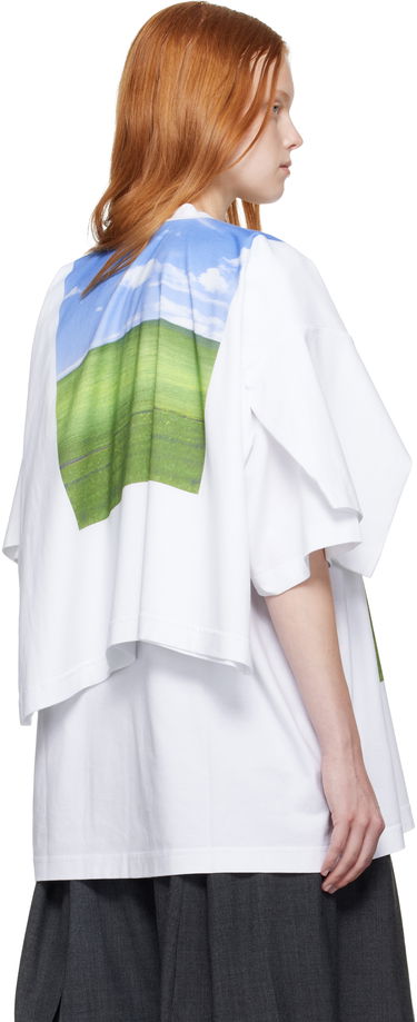 T-paita VETEMENTS Vetements Desktop Double Layered T-Shirt Valkoinen | UH76TR770W, 2