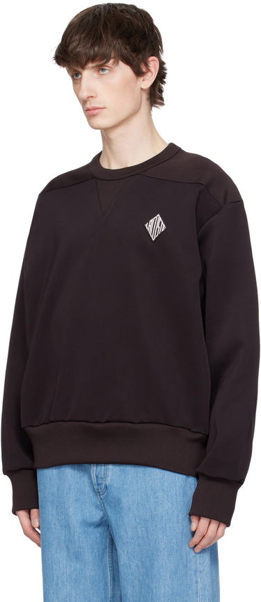 Villapaita Lacoste Lacoste Runway Badge Sweatshirt Ruskea | SH6761, 3