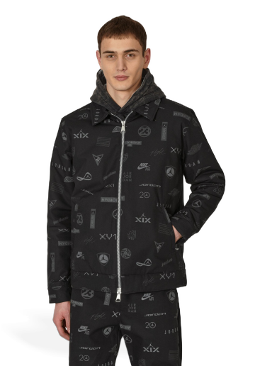 Takki Jordan Flight Heritage Printed Jacket Musta | DV7563-010