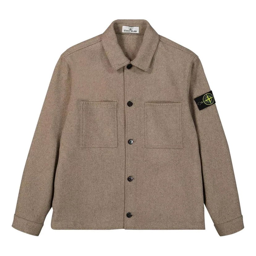 Paita Stone Island Stone Island Wool Over Shirt Jacket Ruskea | 7915Q1030-V0092