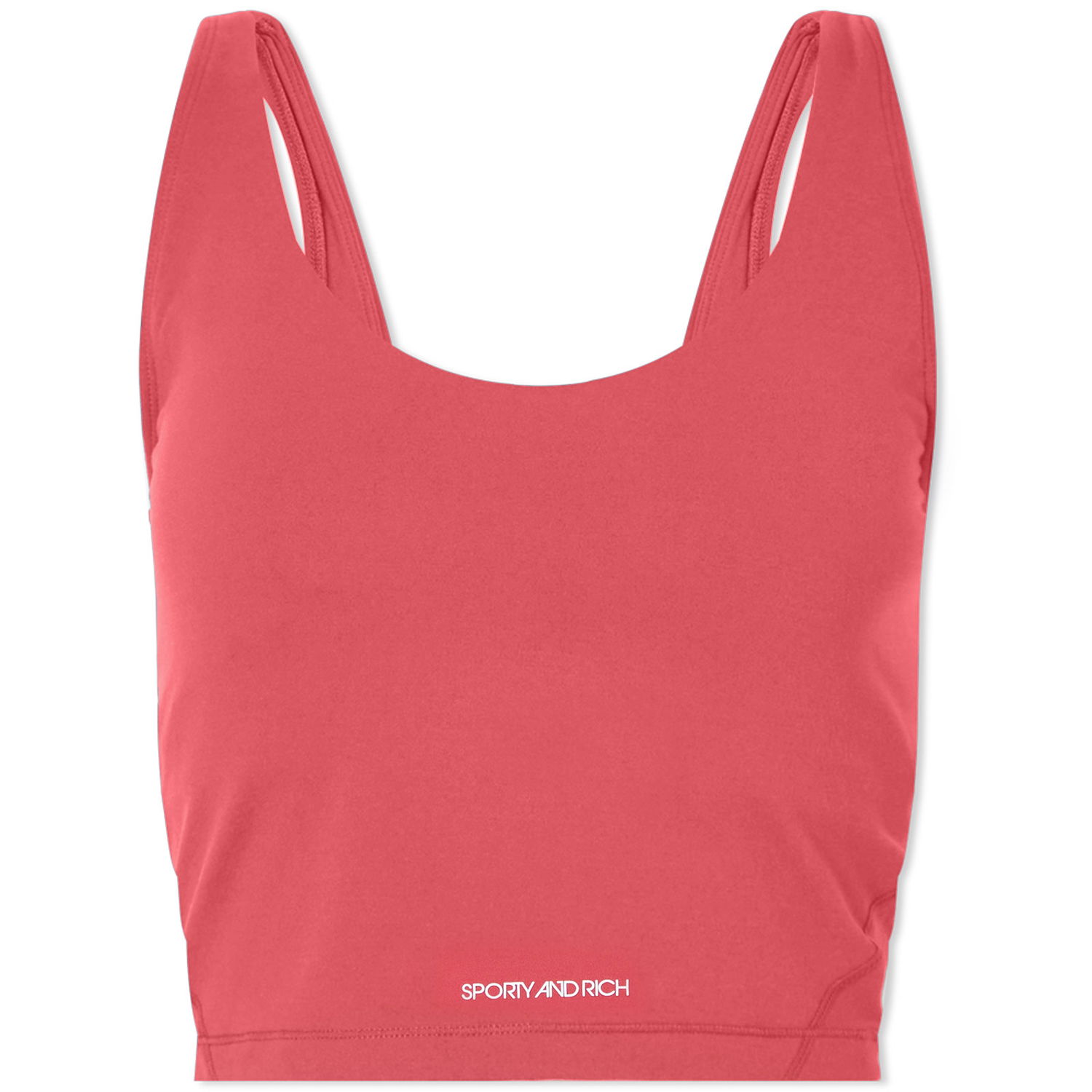 Rintaliivit Sporty & Rich Cropped Tank Bra Top Vaaleanpunainen | TC671HI, 0