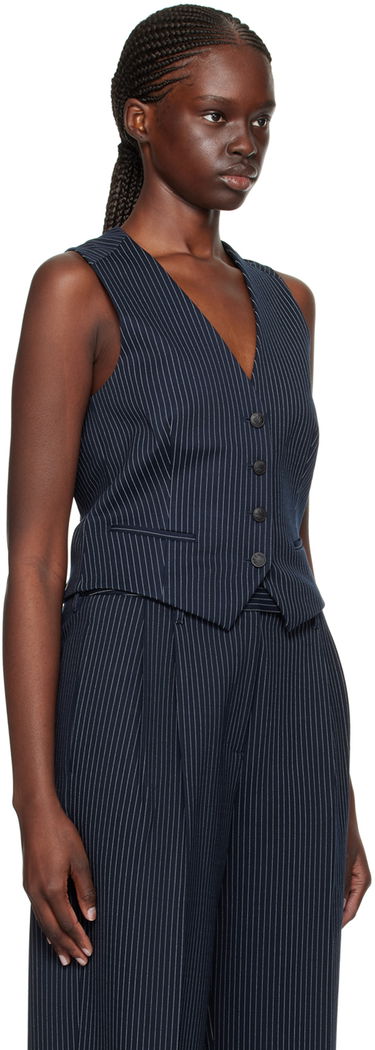 Liivi rag & bone Priya Pinstripe Vest Sininen | WAC23HT044LC44, 1