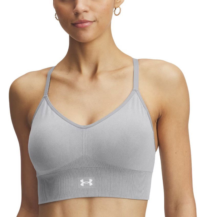 Rintaliivit Under Armour Under Armour Vanish Seamless Washed Low Sports Bra Harmaa | 1388111-001