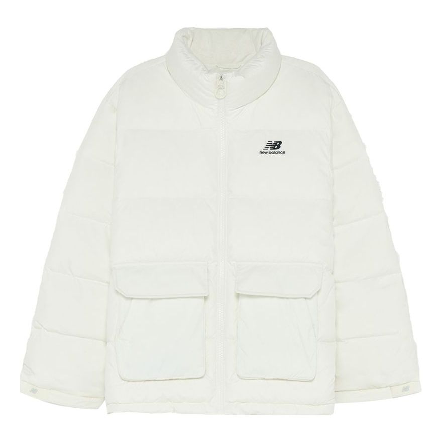 Puffer takki New Balance Active Short Down Jacket Valkoinen | 5PC44683-IV, 0