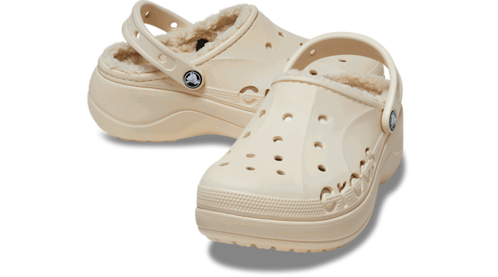 Tennarit ja kengät Crocs Classic Platform Lined Clogs W Beige | 208708-11S, 1