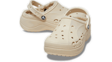 Tennarit ja kengät Crocs Classic Platform Lined Clogs W Beige | 208708-11S, 1
