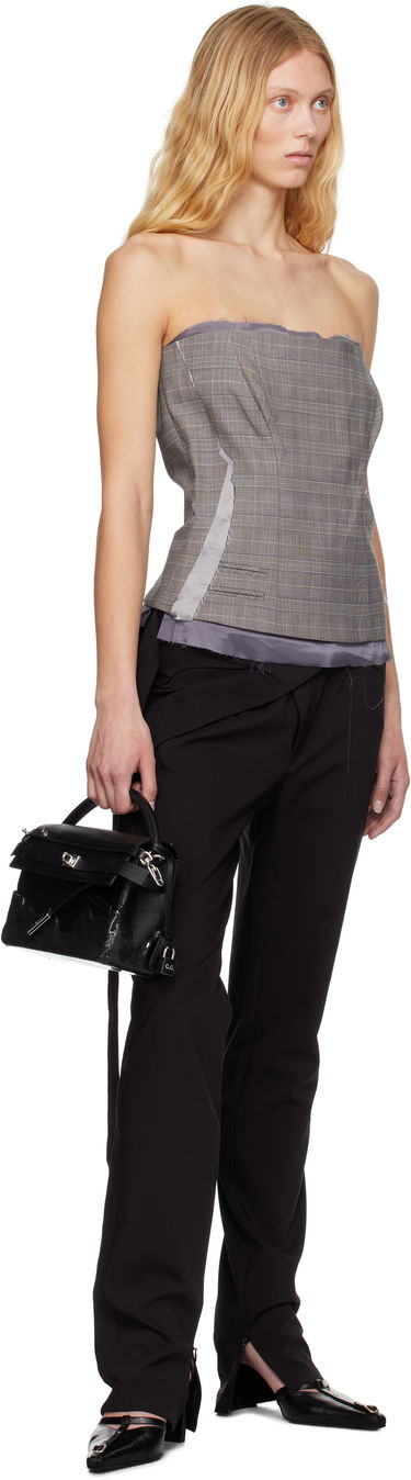 Crop top Ottolinger Ottolinger Suit Corsage Top Harmaa | 123-103023-02, 3