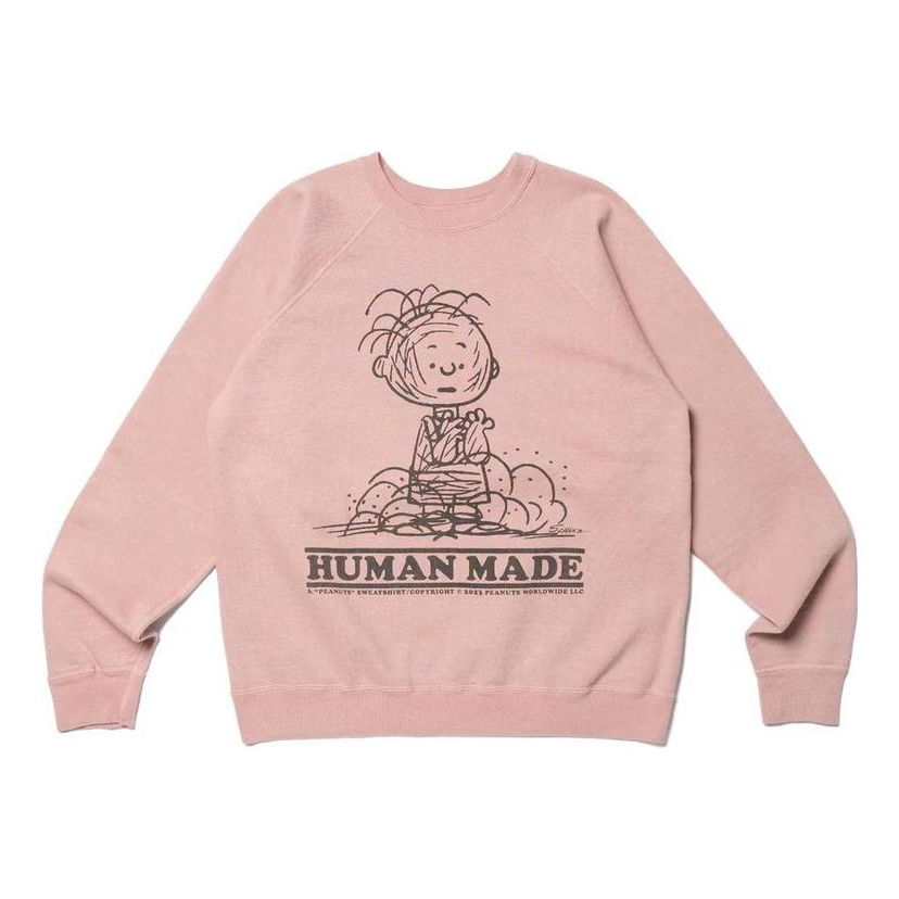 Huppari Human Made Charlie Brown Graphic Print Sweatshirt Vaaleanpunainen | HM24CS044