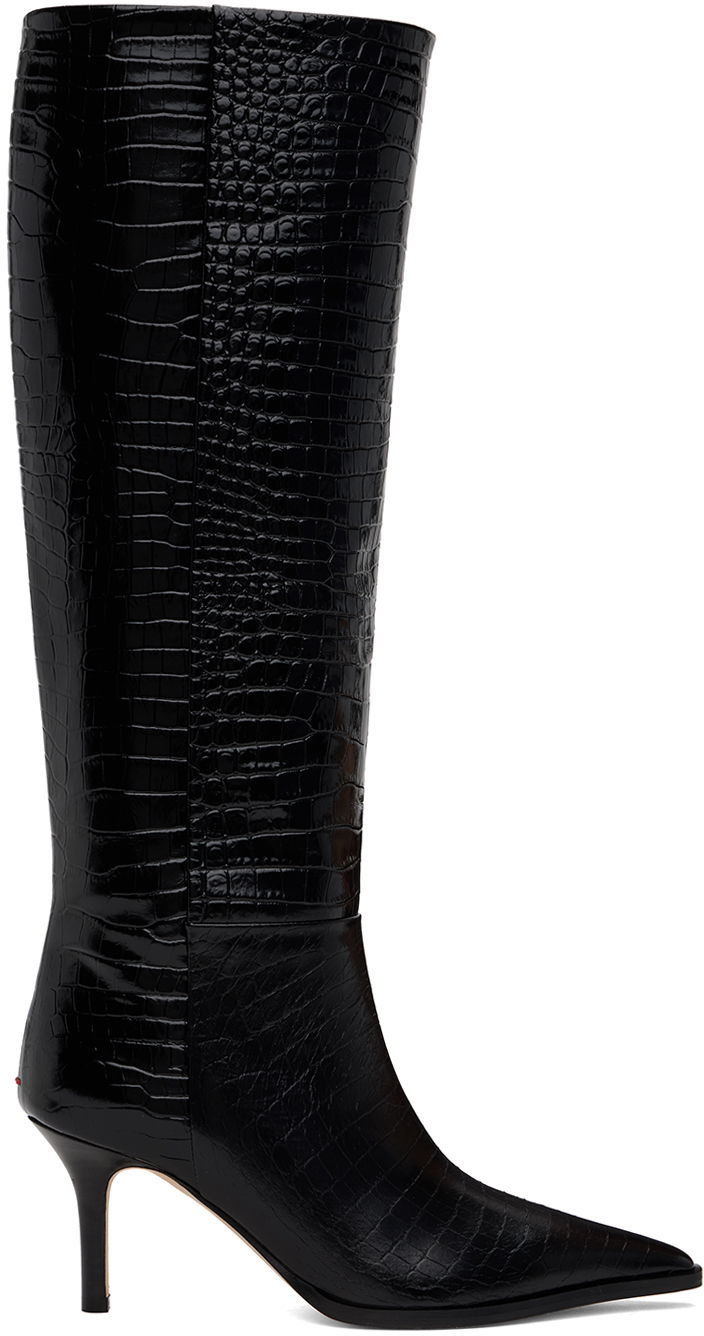Sukat Aeyde Aeyde Tula Leather Tall Boots Musta | A11-KB-TULP75ST95-FW24-800-065