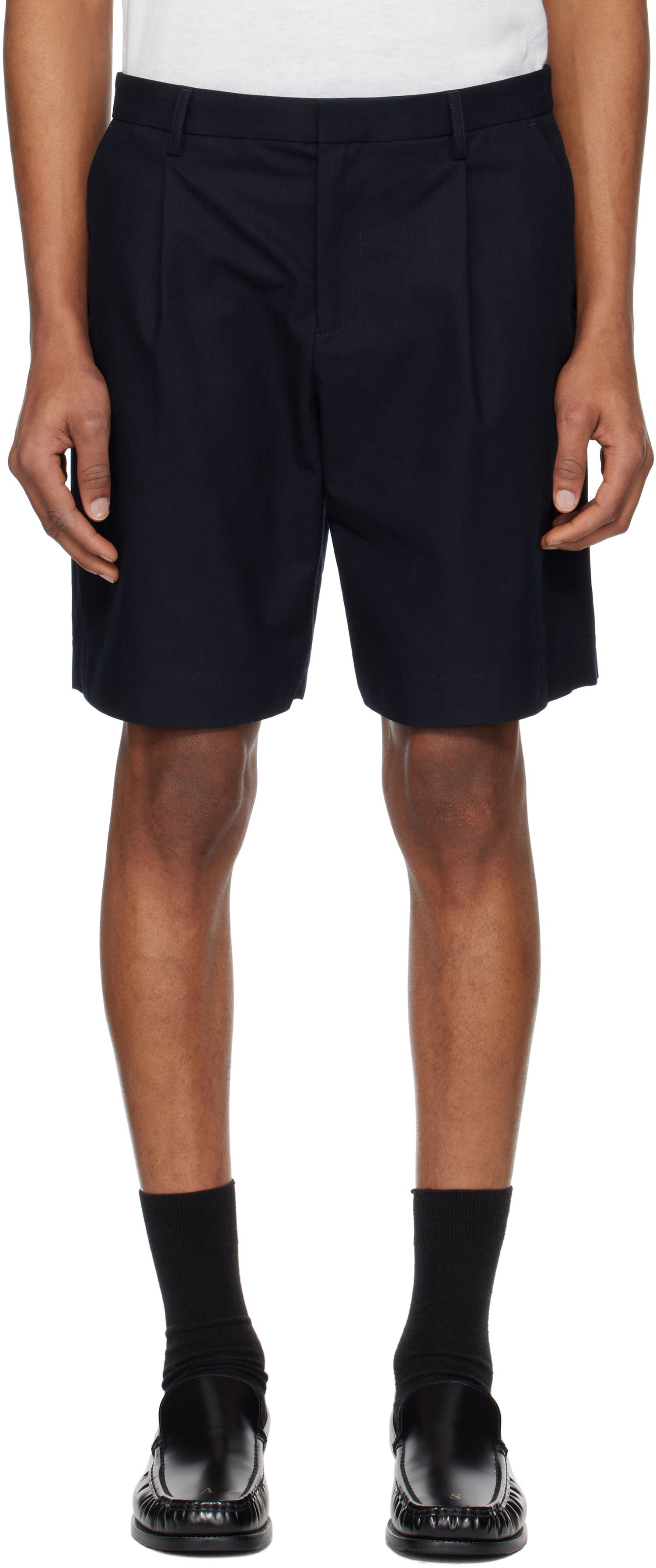 Shortsit A.P.C. A.P.C. Crew Shorts Tummansininen | COHFU-H10198, 0