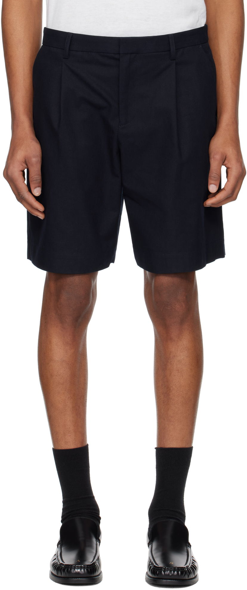 Shortsit A.P.C. A.P.C. Crew Shorts Tummansininen | COHFU-H10198