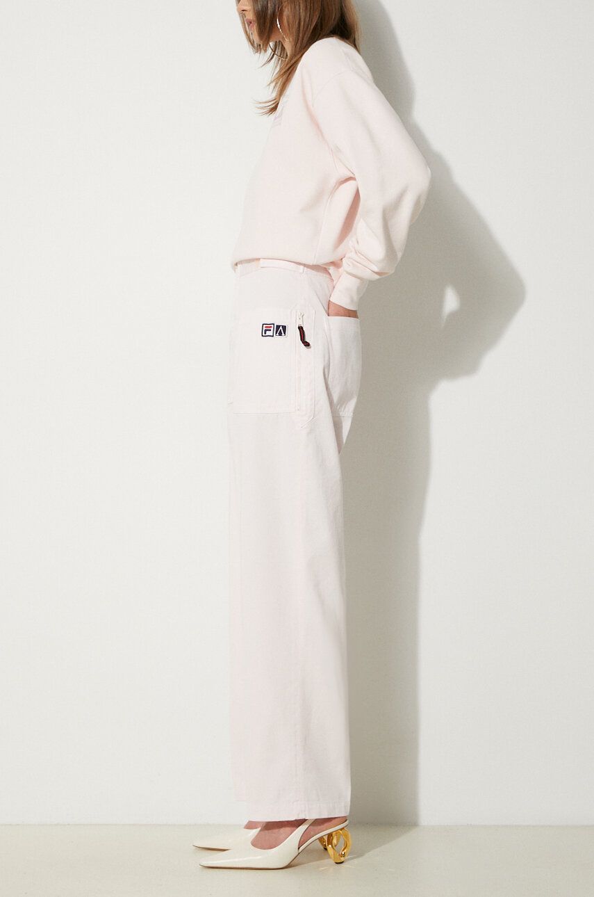 Cargo housut FILA Fila x Aries High Waist Pant Vaaleanpunainen | 42PS24PA010122690227, 0