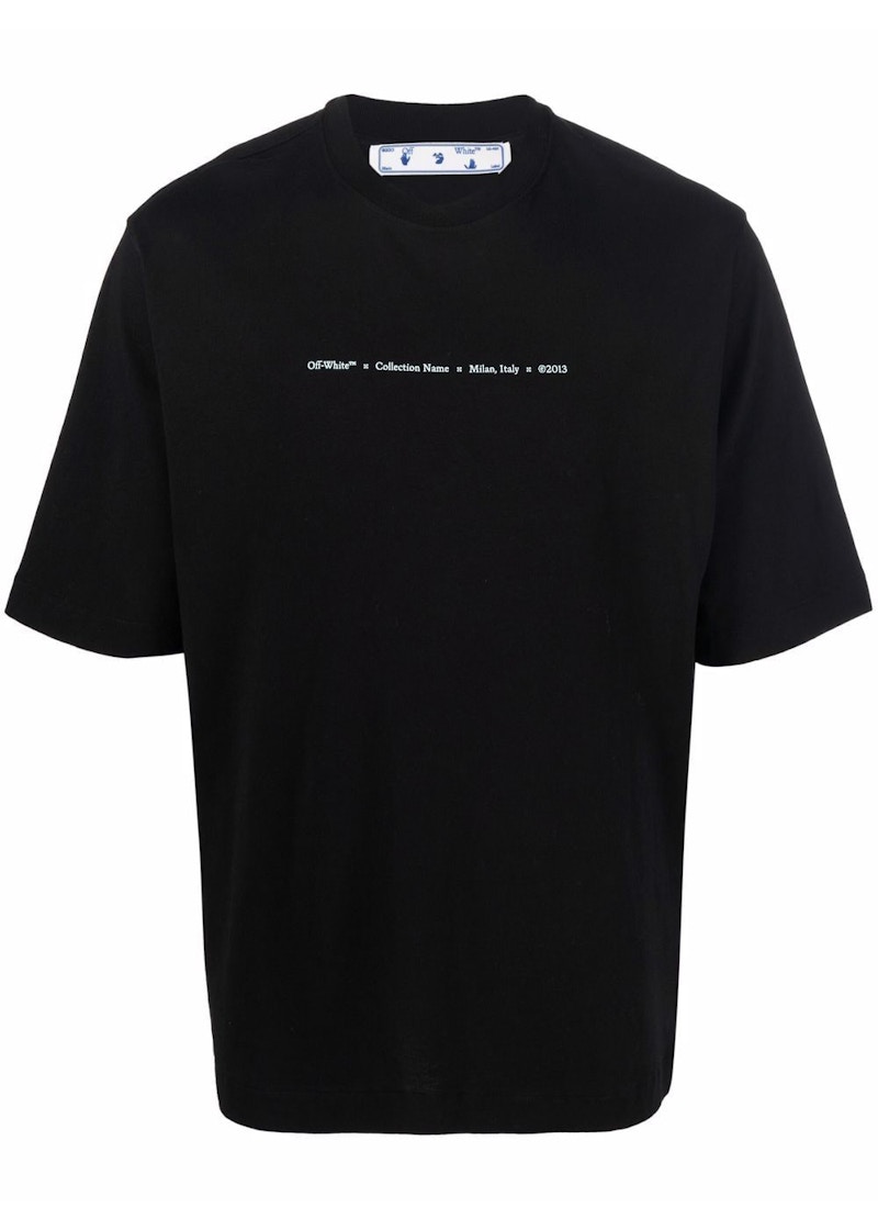 T-paita Off-White Marker Skate T-Shirt Musta | OMAA119F21JER0231084