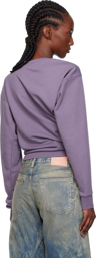Huppari Vivienne Westwood Vivienne Westwood Hebo Draped Sweatshirt Violetti | 3I010015-J006O-, 2