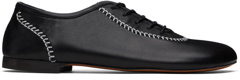 Vaatteet Wales Bonner Wales Bonner Lace-Up Oxfords Musta | WBM44503A-21060
