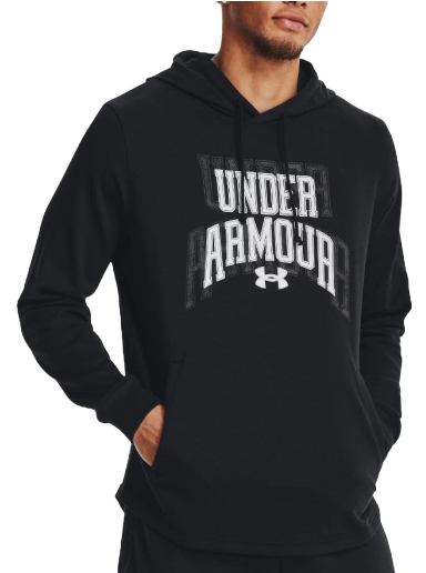 Huppari Under Armour Rival Terry Graphic Hoodie Musta | 1379766-001