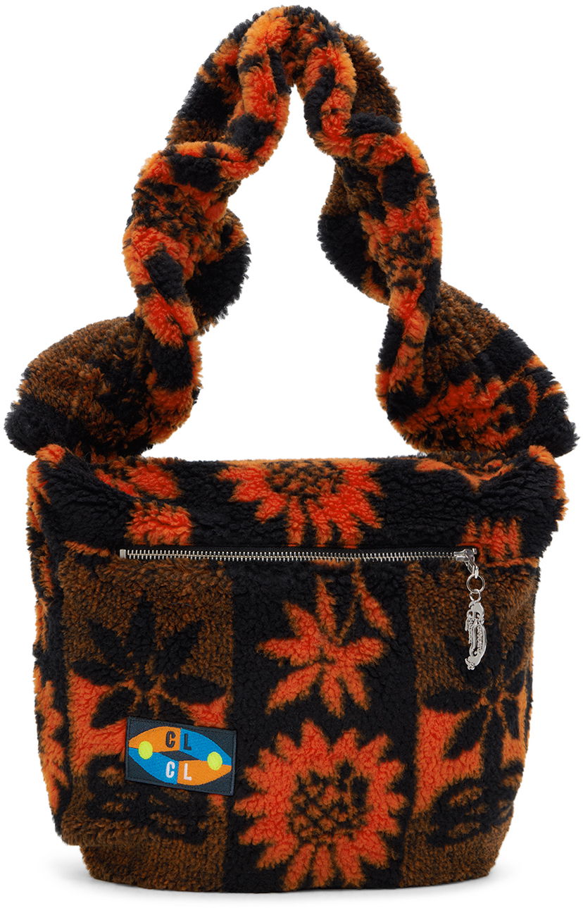 Olkalaukku Chopova Lowena Chopova Lowena Sunflower Fleece Shoulder Bag Oranssi | 1176