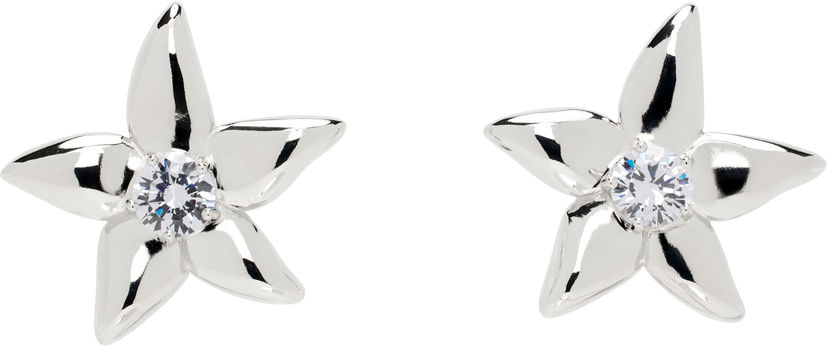 Korvakorut Collina Strada Collina Strada Mega Starlink Flower Earrings Metallinen | XX1086