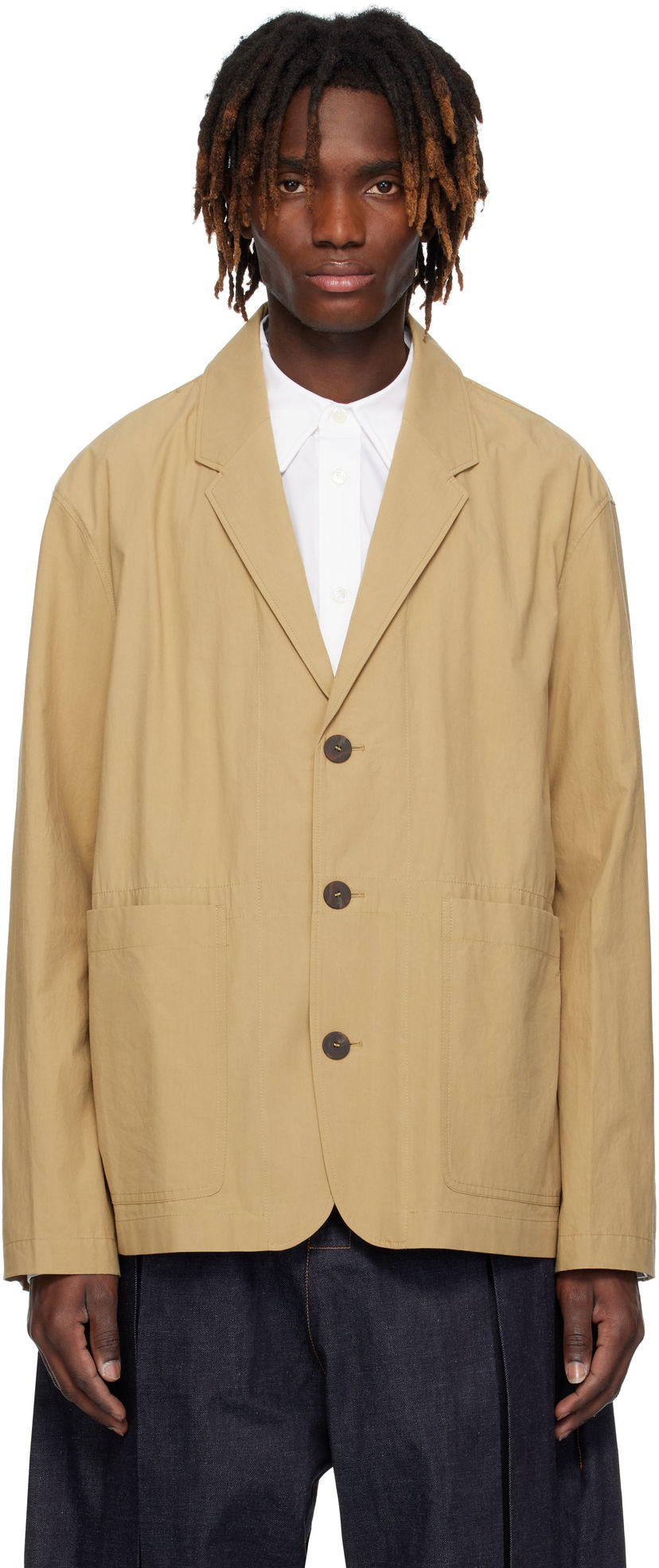 Takki Studio Nicholson Studio Nicholson Reale Blazer Beige | REALE SNM - 1312