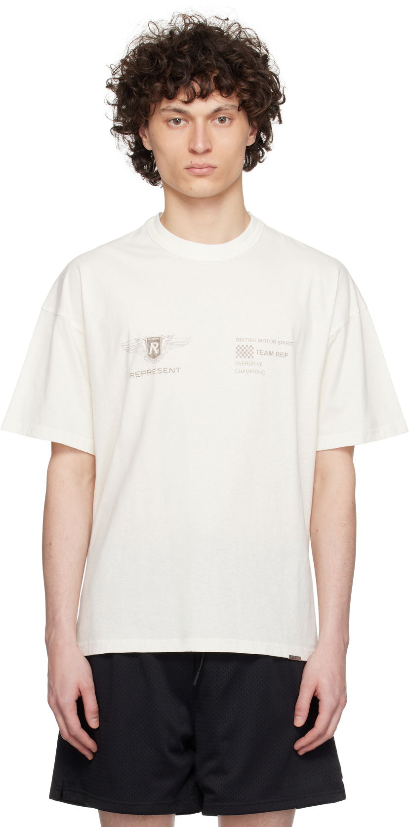 T-paita Represent Clo Represent 'Team Rep' T-Shirt Valkoinen | MLM41053