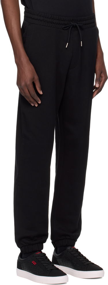 Verryttelyhousut BOSS HUGO Cotton-Terry Tracksuit Bottoms with Split Logo Sininen | 50542866, 2