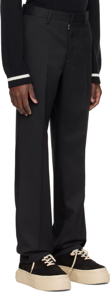 Housut Maison Margiela MM6 Maison Margiela Creased Trousers Musta | SH0KA0035 M35227, 1