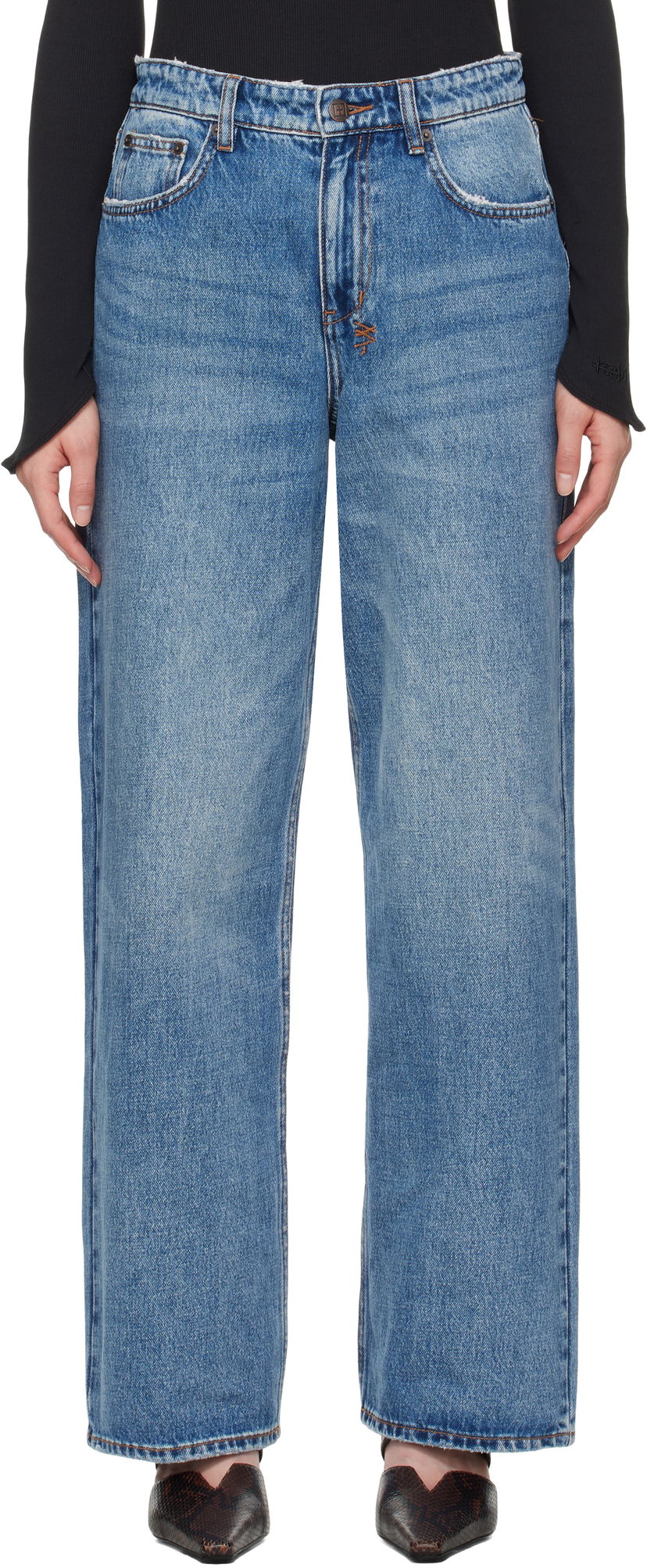 Jeans Ksubi Ksubi Empire Wide Leg Jeans Sininen | WSP25DJ023