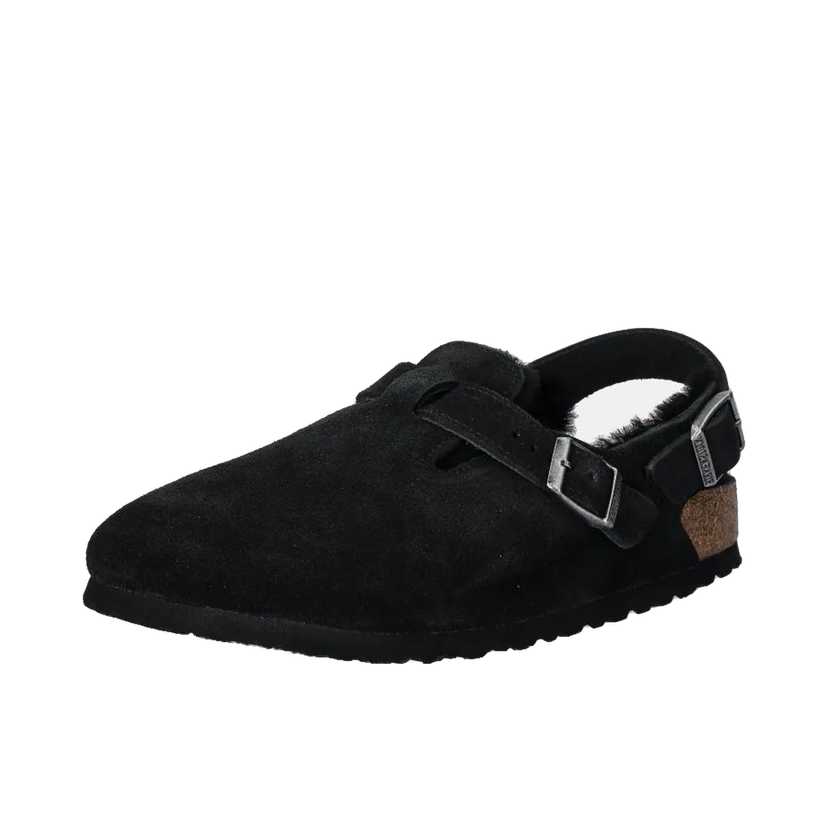 Tennarit ja kengät Birkenstock Tokio Suede Slippers Musta | 1028328
