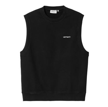 Villapaita Carhartt WIP Script Vest Musta | I033084_0D2_XX, 5