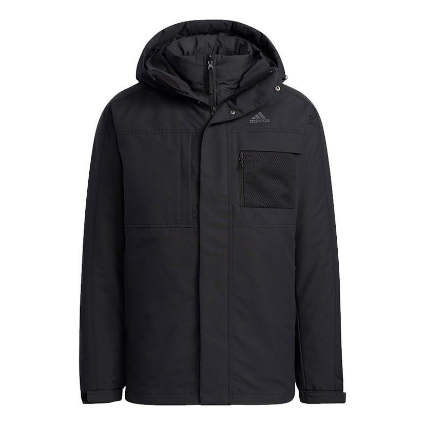 Parka adidas Originals 3-in-1 Detachable Hooded Down Jacket Musta | H20772