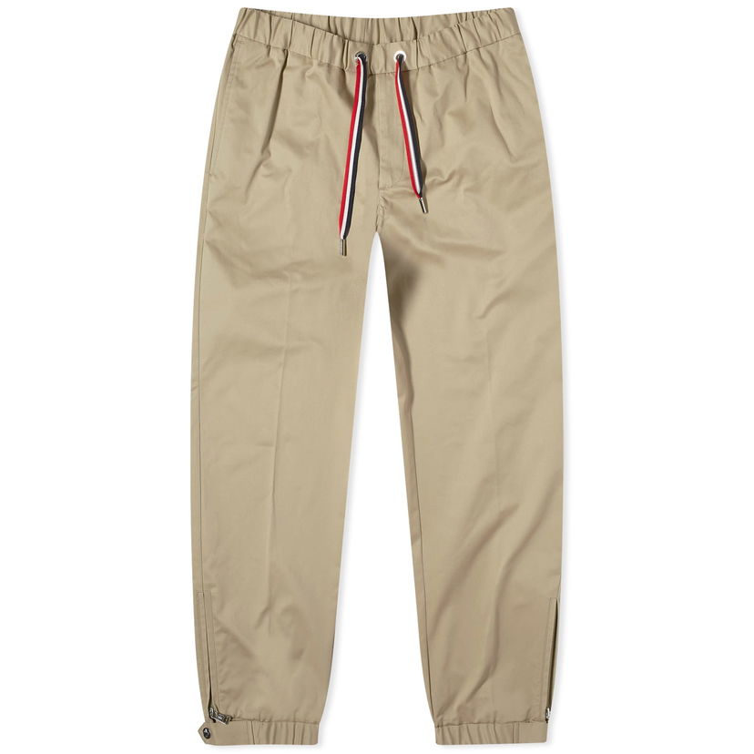 Housut Moncler Gabardine Tapered Trouser Beige | 2A000-41-57448-202