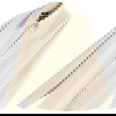 Paita A.P.C. Men's Basile Marl Cotton Overshirt Beige | COGEV-H02709-AAD, 1