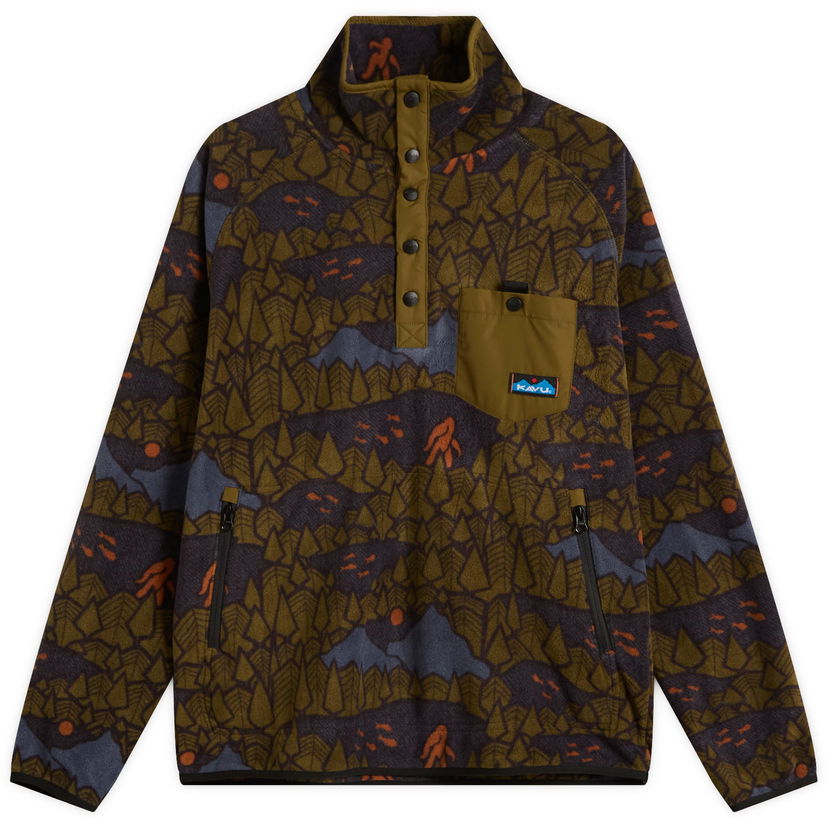 Villapaita KAVU Teannaway Fleece Pullover Vihreä | 5065-2731