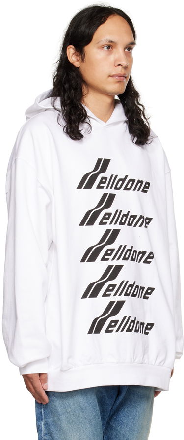 Huppari We11done We11done Print Hoodie Valkoinen | WD-TH3-22-729-U-WH, 1