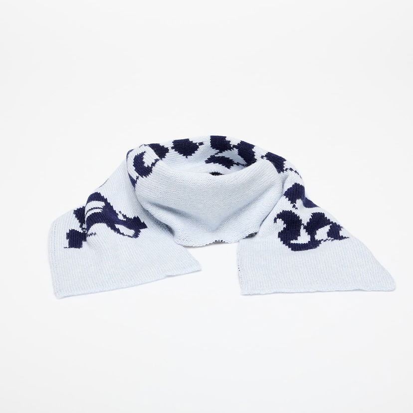 Huivi Palm Angels Palm Angels Logo Knit Scarf Sininen | PBMA009F25KNI0014046